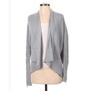 Banana Republic Gray Cardigan with Shawl Collar